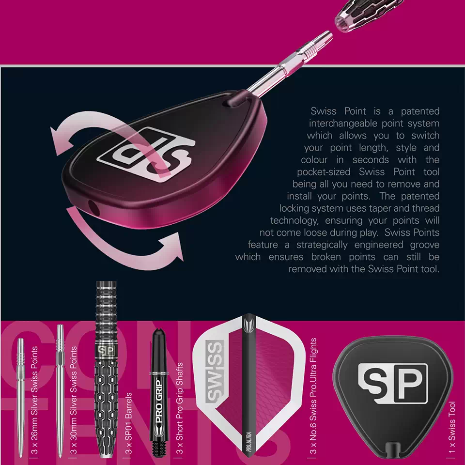 Target Darts Phil Taylor Power 9FIVE G6 95% Tungsten 24 grams
